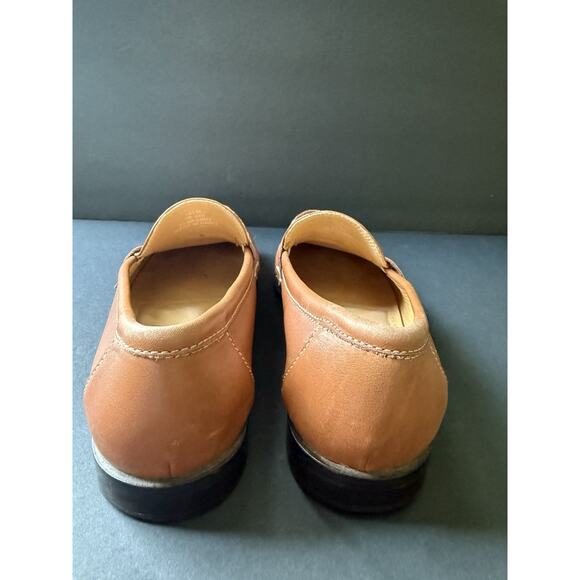 Tommy Bahama Mens Shoes Penny Loafers Leather Brown Carmel Size 10.5 Casual main image 7